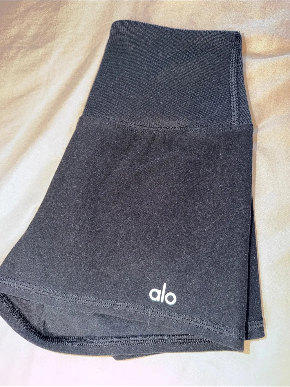 ALO Yoga High-Waist Black Bike Shorts